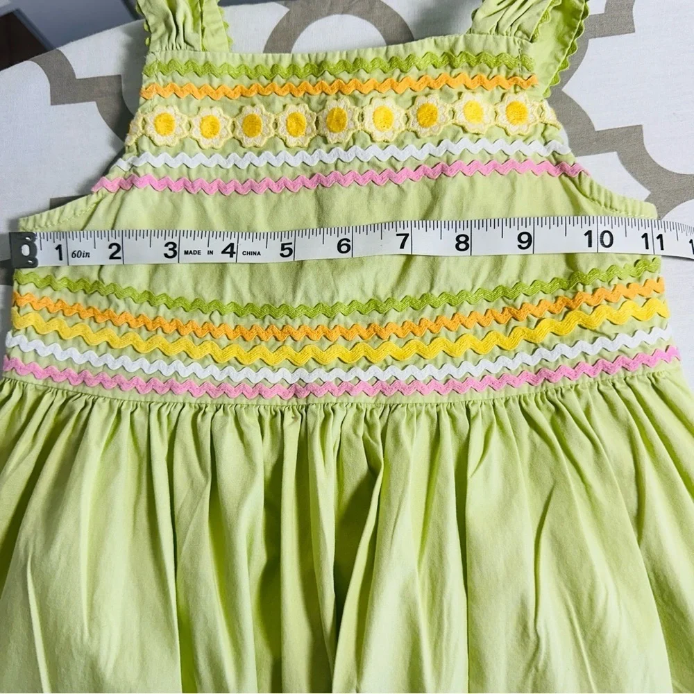 Gymboree Sunflower Fields Spring Cheer Sundress Ric-Rack Dress Sz 4